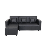 Sage L-Shape Leather Sofa Set