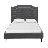 GEORGE Upholstered Bed Frame | FREE BATHROOM TOWEL 36" x 48" | FREE ASSORTED BEDSHEET 54" x 60" | Payday Sale Furnigo