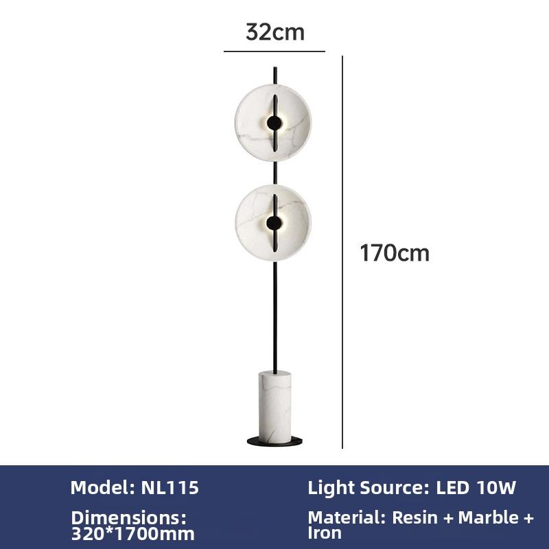 Milano Glow - Aneo - NL115 - Post-Modern Minimalist Floor Lamp with Light Luxury Designer Style, Elegant Ambient Lighting for Modern and Professional Spaces - Living Room / Bedroom / Bedside / Office / Model Room Milano