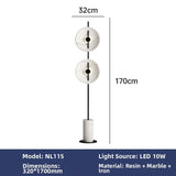 Milano Glow - Aneo - NL115 - Post-Modern Minimalist Floor Lamp with Light Luxury Designer Style, Elegant Ambient Lighting for Modern and Professional Spaces - Living Room / Bedroom / Bedside / Office / Model Room Milano