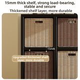 Timberra - Merry02 - LatticeWood Floor-Standing Storage Rack - Living Room Timberra