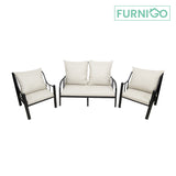 JAGGER 2-1-1 Metal Sofa Set Affordahome