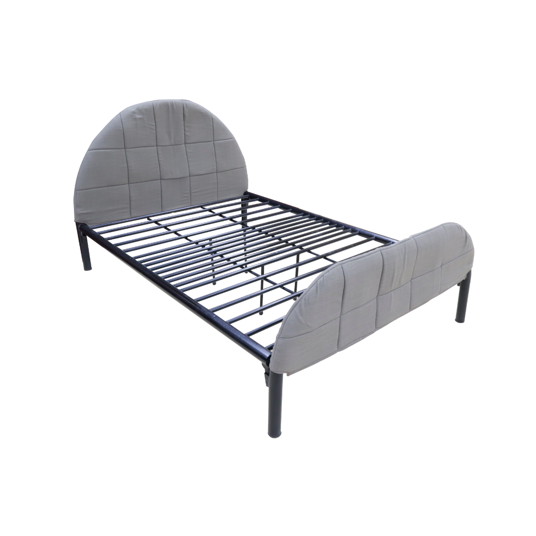 CHOCO Metal Bed Frame with Headboard and Footboard Cover Affordahome