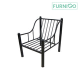 JAGGER 2-1-1 Metal Sofa Set Affordahome