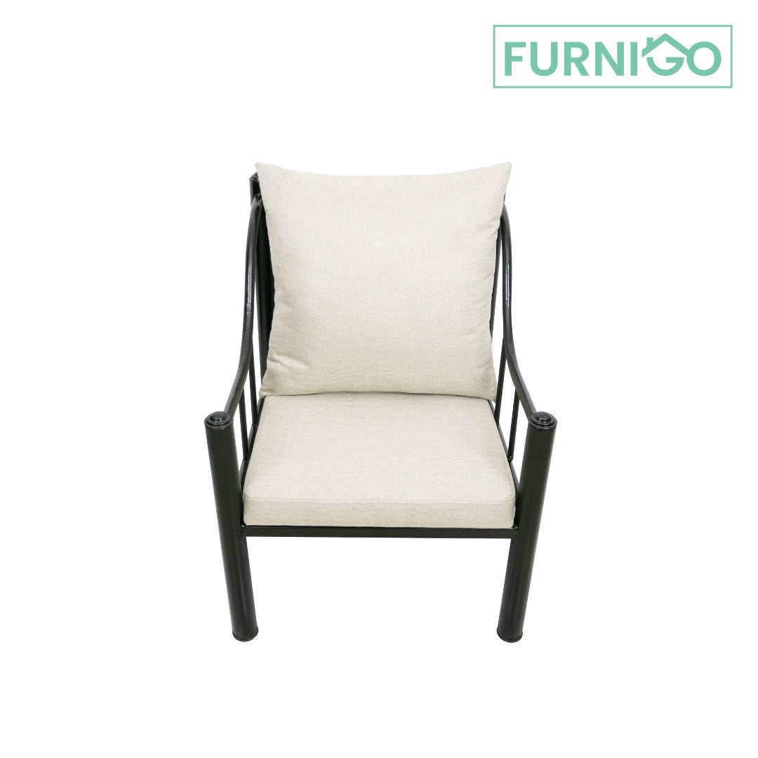 JAGGER 2-1-1 Metal Sofa Set Affordahome