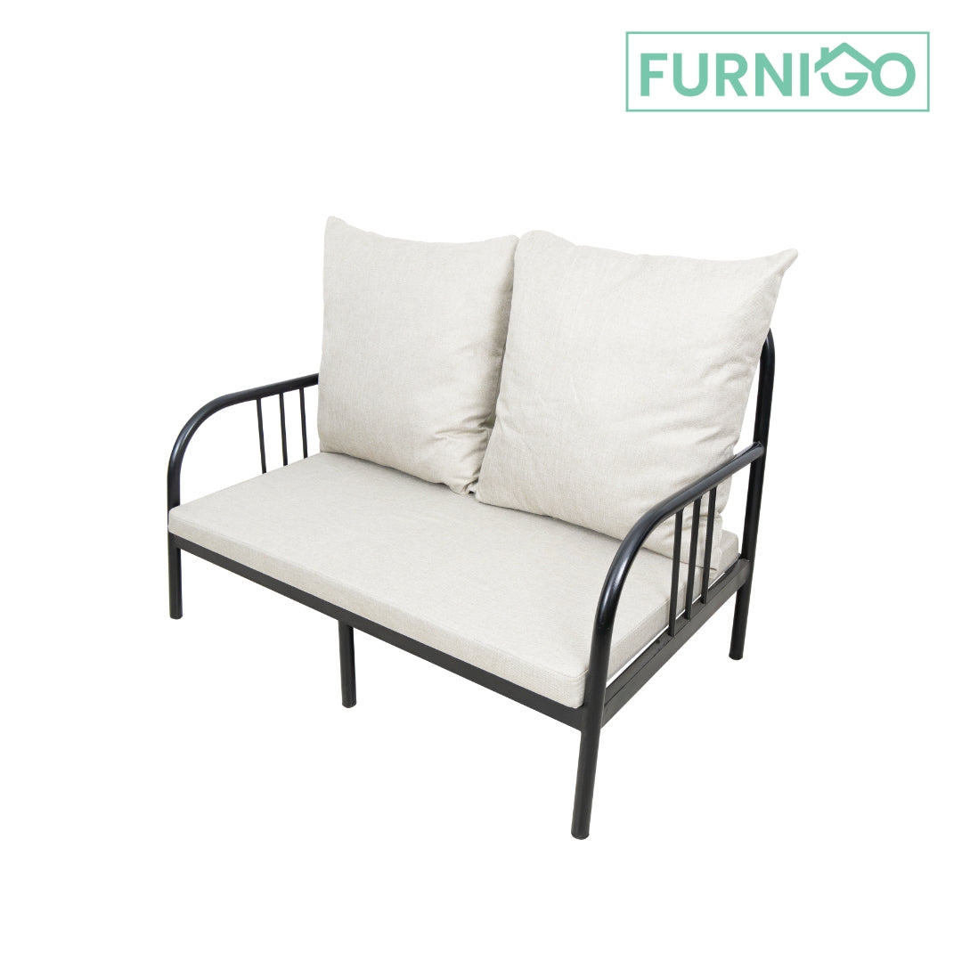 JAGGER 2-1-1 Metal Sofa Set Affordahome