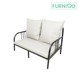 JAGGER 2-1-1 Metal Sofa Set Affordahome