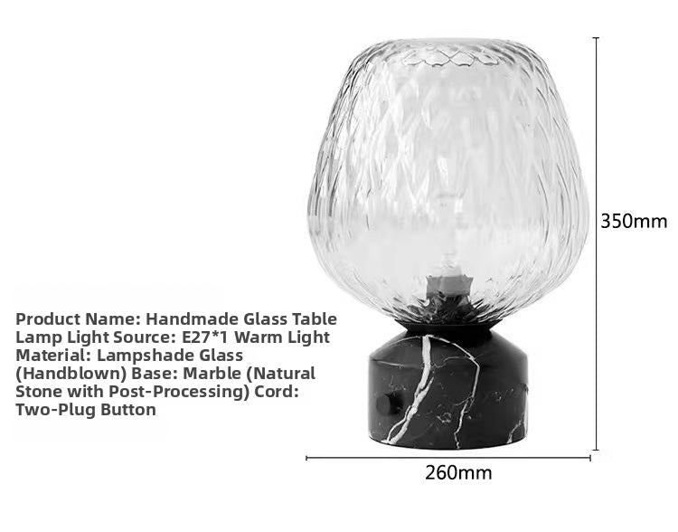 Milano Glow - Ald - TS019 - Modern Nordic Table Lamp with Soft Ambient Glow, Minimalist Design for Elegant Lighting - Bedroom / Living Room Milano