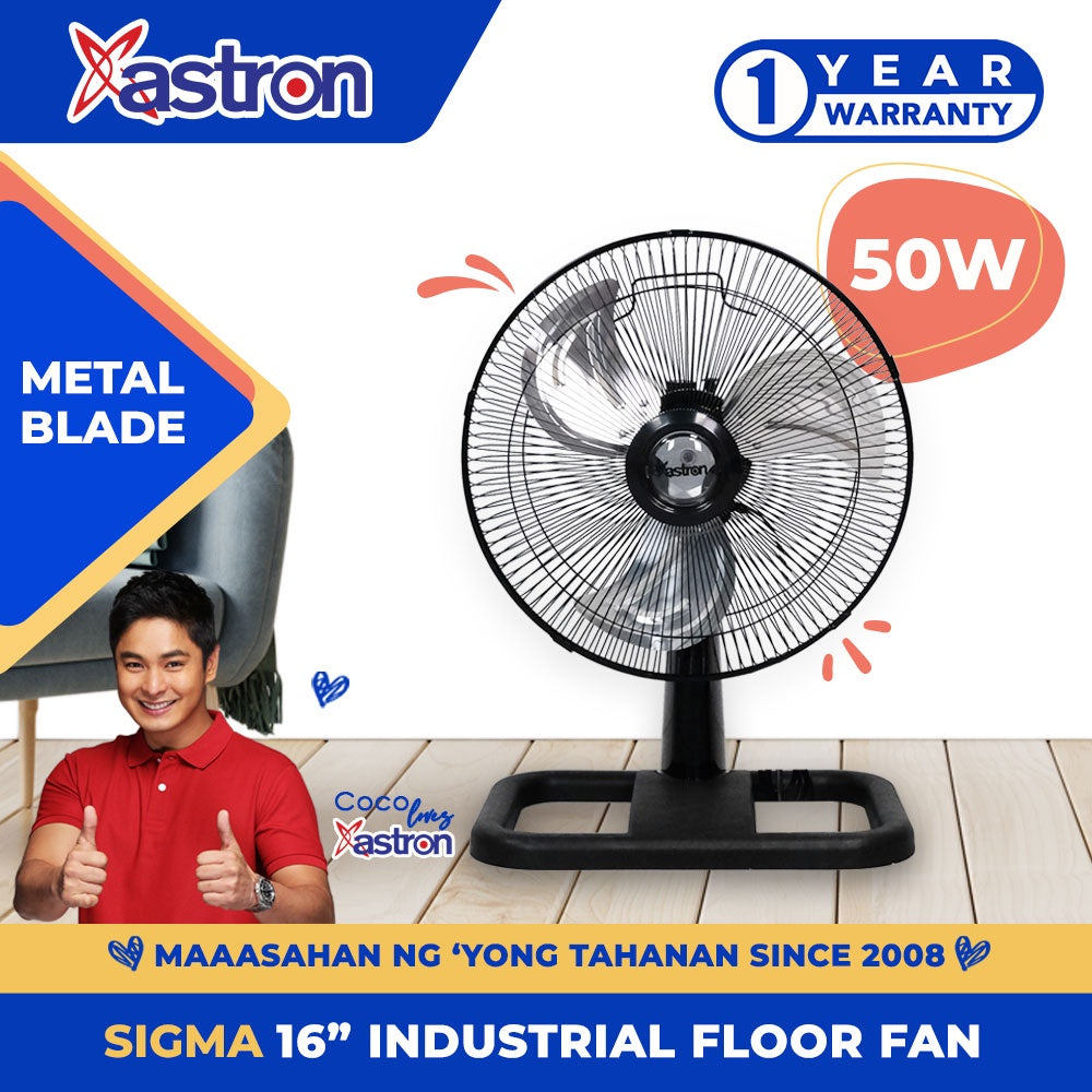 ASTRON Sigma FF-1644 Floor Fan 16" Astron