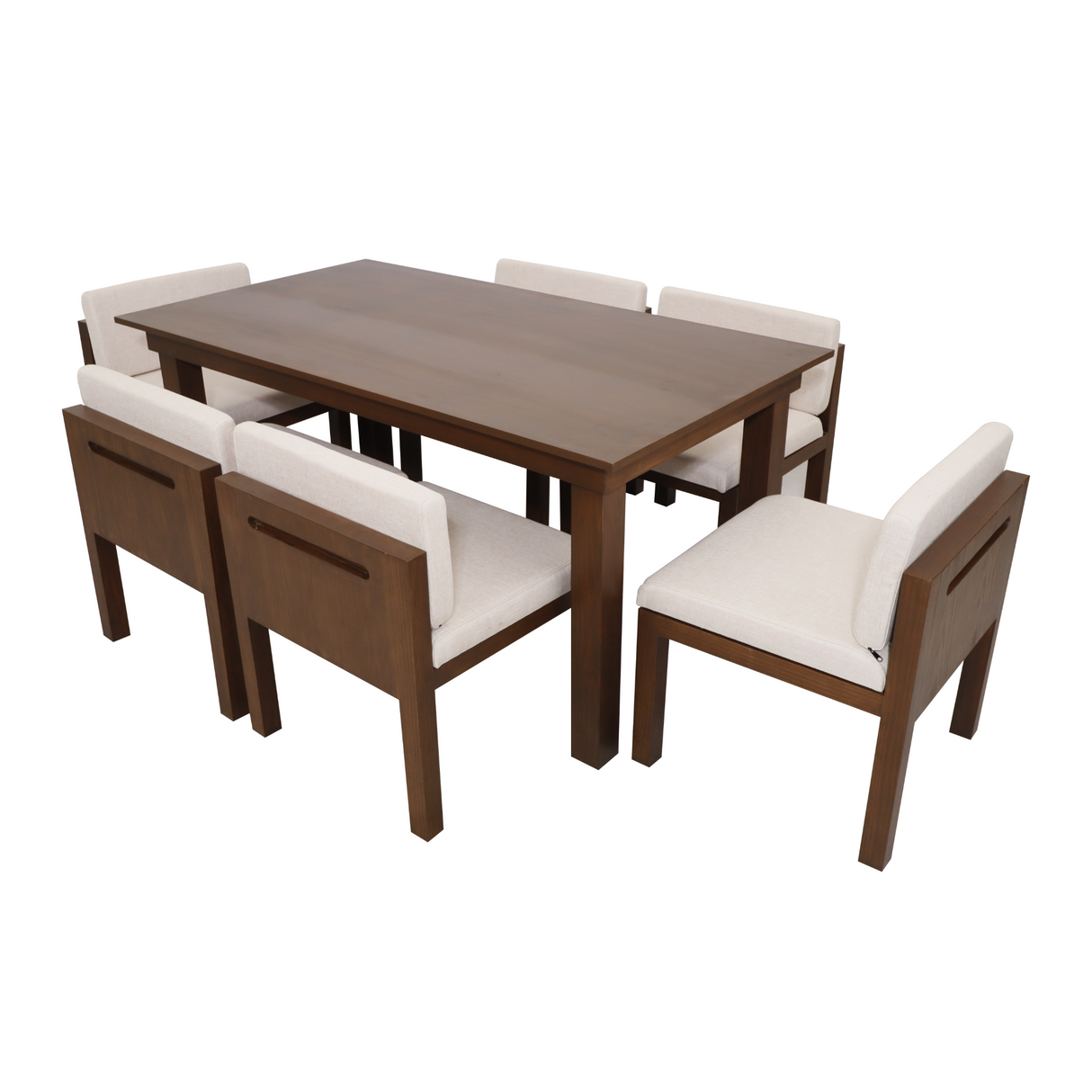 VEA Solid Wood Dining Set Furnigo