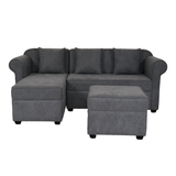 Rome L-Shape Fabric Sofa