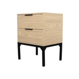 MARLEY 2-Drawer Side Table Affordahome