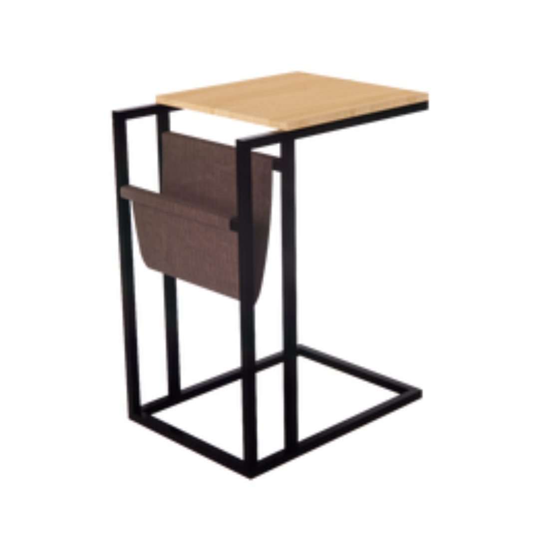 IRIS Side Table w/ Magazine Rack Affordahome