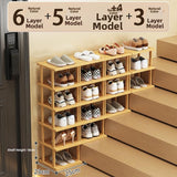 Timberra - Marvelous - StepRise Slim Corner Shoe Rack - SC10337028309990 - Entryway / Hallway / Bedroom Timberra