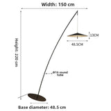 Milano Glow - Arixa - NL126 - Nordic Modern Floor Lamp with Built-in Storage, Simple Designer Lighting for Functional and Stylish Spaces - Living Room / Bedroom / Bedside / Study Milano