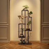 Timberra - Mirexa - ImperialZen Solid Wood Display Shelf - Tea Room / Living Room / Study Timberra