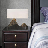 Milano Glow - Aston - N804 - Zen Mountain Table Lamp with Creative Resin Design, Warm LED Ambient Lighting for Calm and Artistic Spaces - Bedroom / Bedside / Study / Living Room Milano