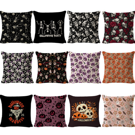 Looma Spook - Halloween Decorative Pillow Cover – Spooky Sofa Cushion Case - 2025.6.13 - Living Room, Office & Lumbar Support Looma
