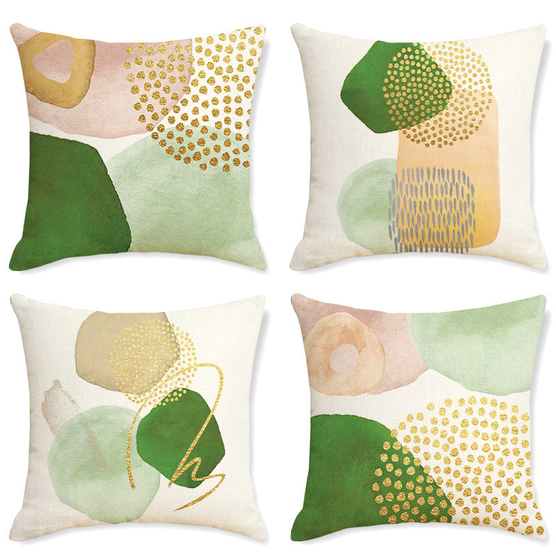 Looma Velora - Morandi Abstract Linen Pillow Cover – Soft Neutral Cushion Case - Sofa, Bed & Modern Home Decor Looma