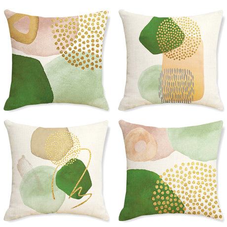 Looma Velora - Morandi Abstract Linen Pillow Cover – Soft Neutral Cushion Case - Sofa, Bed & Modern Home Decor Looma