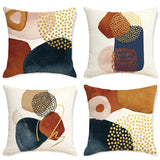 Looma Velora - Morandi Abstract Linen Pillow Cover – Soft Neutral Cushion Case - Sofa, Bed & Modern Home Decor Looma