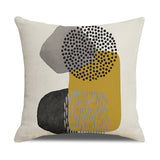 Looma Velora - Morandi Abstract Linen Pillow Cover – Soft Neutral Cushion Case - Sofa, Bed & Modern Home Decor Looma