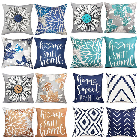 Looma Ryi - Modern Bohemian Striped Letter Pillow Cover – Farmhouse Style Cushion for Living Room Sofa Decor | Direct Manufacturer - Living Room, Bedroom, Sofa Area Looma