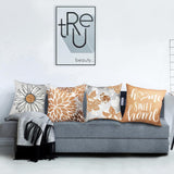Looma Ryi - Modern Bohemian Striped Letter Pillow Cover – Farmhouse Style Cushion for Living Room Sofa Decor | Direct Manufacturer - Living Room, Bedroom, Sofa Area Looma
