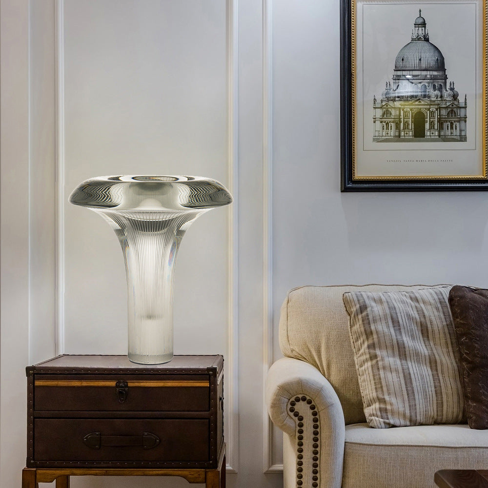 Milano Glow - Aurex - N501 - Post-Modern Nordic Glass Table Lamp with Minimalist Design, Creative Decorative Lighting for Stylish Interiors - Living Room / Bedroom / Bedside Milano