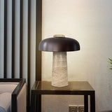 Milano Glow - Aero - N101 - Quiet Luxury Natural Yellow Cave Stone Table Lamp with Elegant Designer Finish, Warm Ambient Lighting for Sophisticated Spaces - Living Room / Bedroom / Bedside / Office Milano