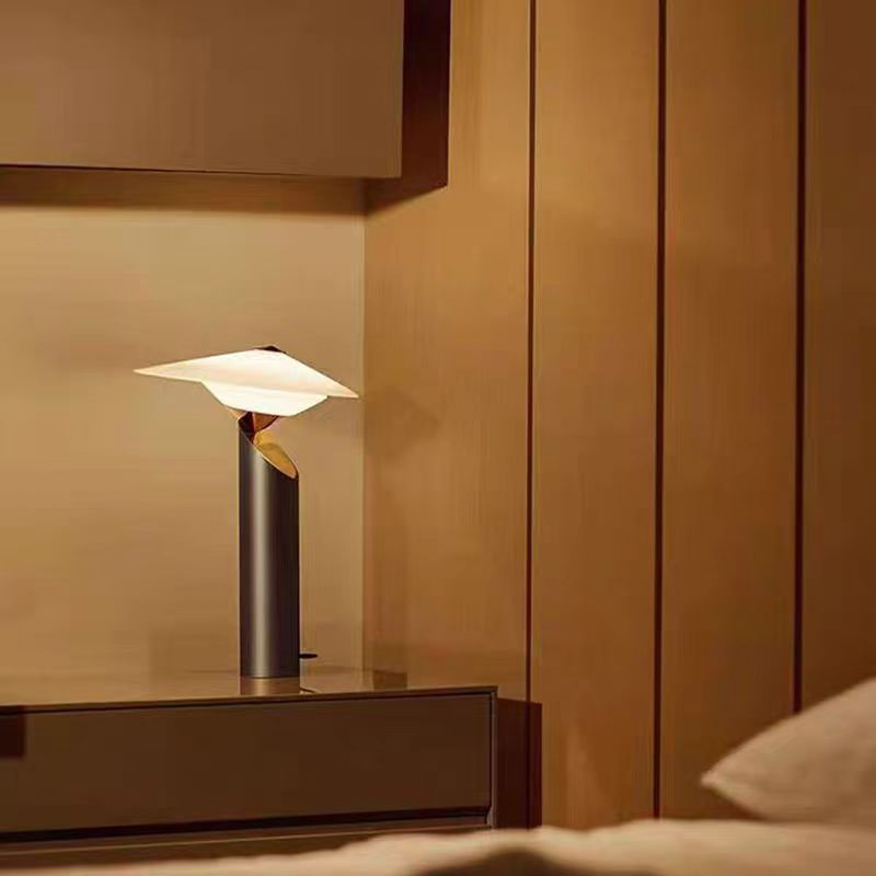 Milano Glow - Axiom - N416 - Nordic Simple Hat Table Lamp with Creative Designer Style, Soft Ambient Lighting for Modern and Elegant Spaces - Living Room / Bedroom / Bedside / Hotel Milano