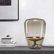 Milano Glow - Auron - N513 - Modern Minimalist Glass Table Lamp with Designer Aesthetic, Elegant Ambient Lighting for Contemporary Spaces - Living Room / Bedroom / Bedside / Hotel / Club Milano