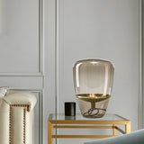 Milano Glow - Auron - N513 - Modern Minimalist Glass Table Lamp with Designer Aesthetic, Elegant Ambient Lighting for Contemporary Spaces - Living Room / Bedroom / Bedside / Hotel / Club Milano