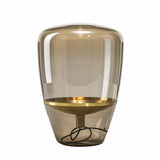 Milano Glow - Auron - N513 - Modern Minimalist Glass Table Lamp with Designer Aesthetic, Elegant Ambient Lighting for Contemporary Spaces - Living Room / Bedroom / Bedside / Hotel / Club Milano