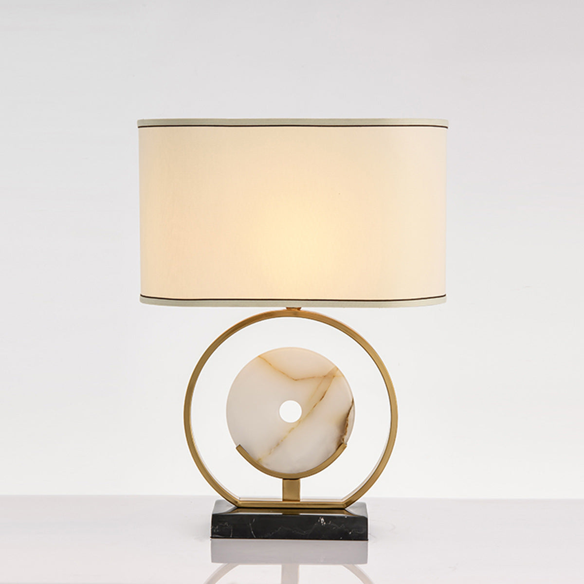 Milano Glow - Axel - N145 - Industrial Style Marble Table Lamp with Creative Artistic Design, Unique Ambient Lighting for Modern and Stylish Spaces - Living Room / Bedroom / Bedside / Study Milano