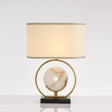 Milano Glow - Axel - N145 - Industrial Style Marble Table Lamp with Creative Artistic Design, Unique Ambient Lighting for Modern and Stylish Spaces - Living Room / Bedroom / Bedside / Study Milano