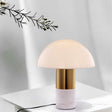Milano Glow - Auno - N154 - Post-Modern Nordic Marble Table Lamp with Romantic Designer Style, Soft Ambient Lighting for Elegant and Cozy Spaces - Living Room / Bedroom / Bedside Milano