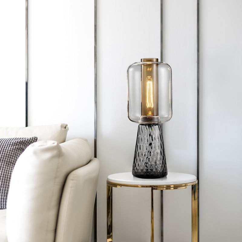 Milano Glow - Arvo - N596 - Nordic INS Glass Table Lamp with Post-Modern Designer Style, Simple Creative Lighting for Aesthetic and Modern Spaces - Bedroom / Bedside / Living Room Milano