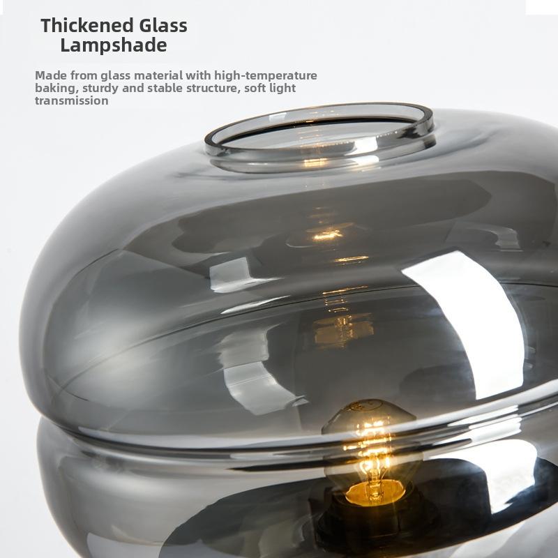 Milano Glow - Avon - N541 - Nordic Modern Glass Table Lamp with Dimmable Function, Simple Creative Lighting for Personalized and Cozy Spaces - Living Room / Bedroom / Bedside Milano