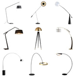Milano Glow - Aerisio - Nl121 - Nordic Fisherman Floor Lamp with Sculptural Designer Form, Artistic Ambient Lighting for Modern Statement Interiors - Living Room / Bedroom / Sofa Area / Model Room Milano