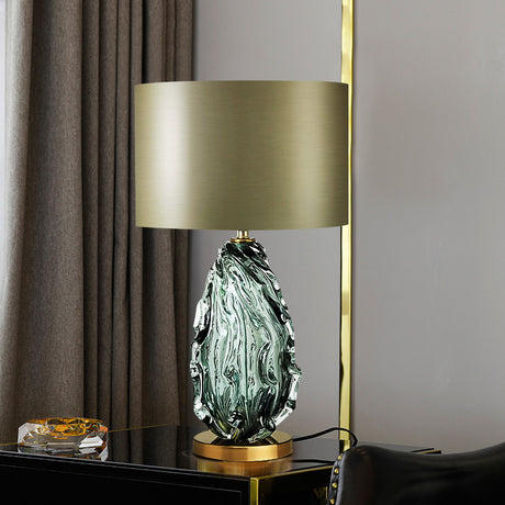 Milano Glow - Arvix - N704 - Post-Modern Nordic Glass Table Lamp with Light Luxury Designer Style, Elegant Ambient Lighting for Contemporary Interiors - Living Room / Bedroom / Bedside / Study / Hotel / Exhibition Hall Milano