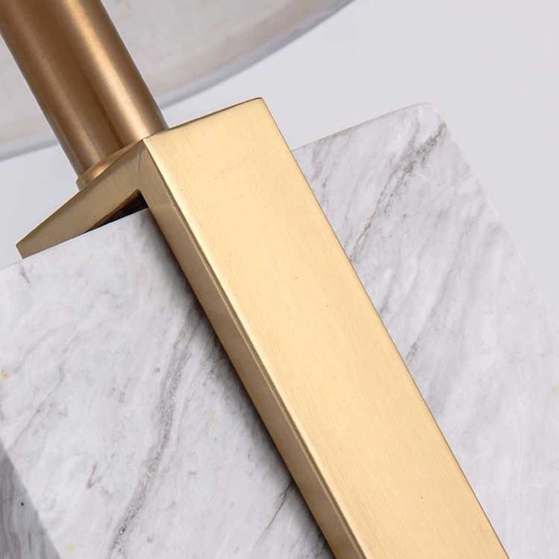 Milano Glow - Aeson - N149 - American-Style Minimalist Marble Table Lamp with Modern LED Design, Elegant Ambient Lighting for Stylish Interiors - Living Room / Bedroom / Bedside / Study Milano