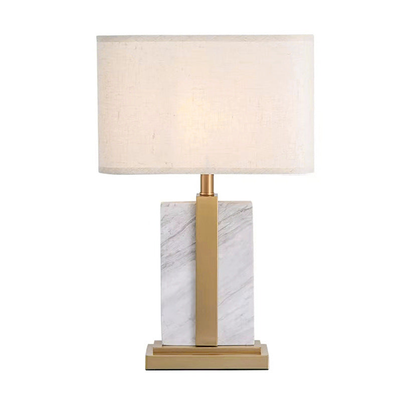 Milano Glow - Aeson - N149 - American-Style Minimalist Marble Table Lamp with Modern LED Design, Elegant Ambient Lighting for Stylish Interiors - Living Room / Bedroom / Bedside / Study Milano