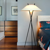 Milano Glow - Aerisia - Nl128 - Italian Nordic Tripod Floor Lamp with Modern Minimalist Wabi-Sabi Design, Soft Ambient Lighting for Elegant and Calm Spaces - Living Room / Bedroom / Study / B&B Milano