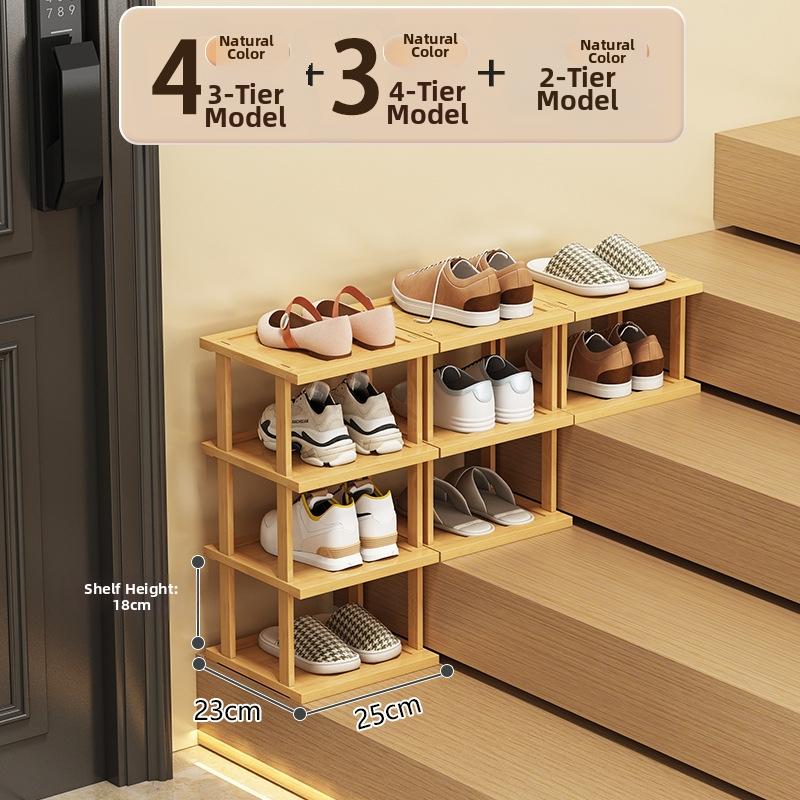 Timberra - Marvelous - StepRise Slim Corner Shoe Rack - SC10337028309990 - Entryway / Hallway / Bedroom Timberra