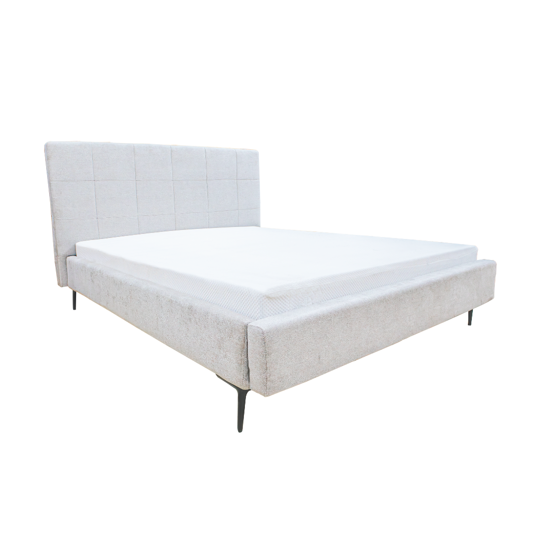 PETER Upholstered Bed Frame 60"x 75" + Sweet Dreams Pillows |FREE| BIG DISCOUNT SALE 20% OFF AF Home