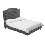 GEORGE Upholstered Bed Frame Furnigo