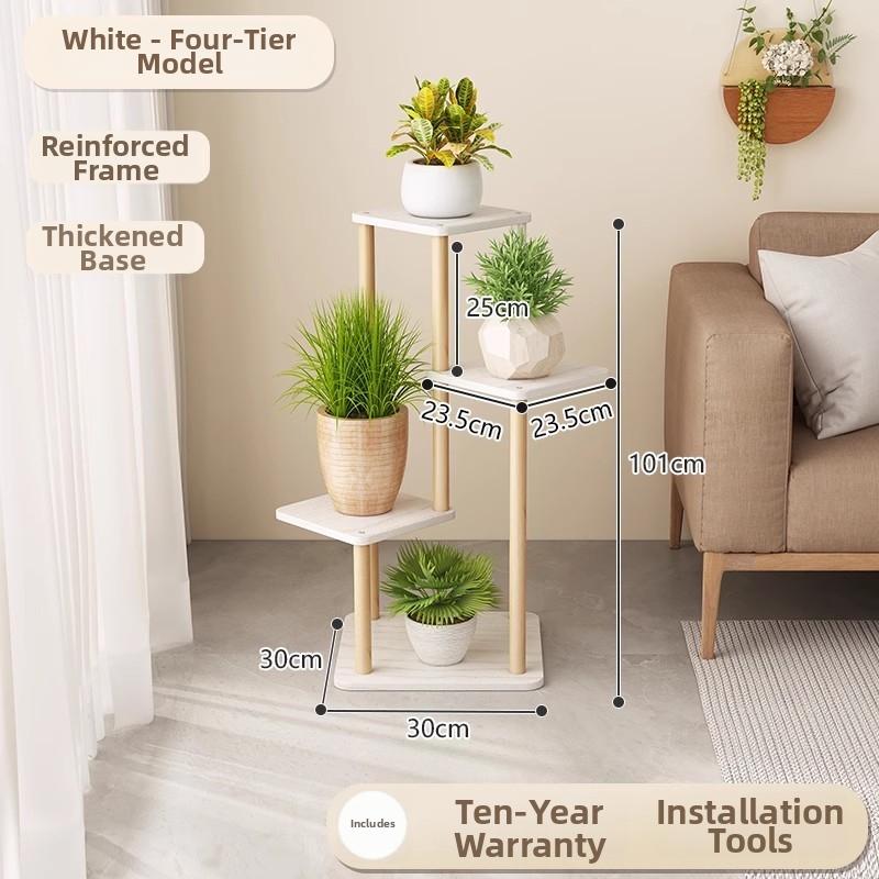 Timberra - Mirexa - ImperialZen Solid Wood Display Shelf - Tea Room / Living Room / Study Timberra