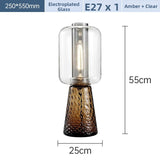 Milano Glow - Arvo - N596 - Nordic INS Glass Table Lamp with Post-Modern Designer Style, Simple Creative Lighting for Aesthetic and Modern Spaces - Bedroom / Bedside / Living Room Milano