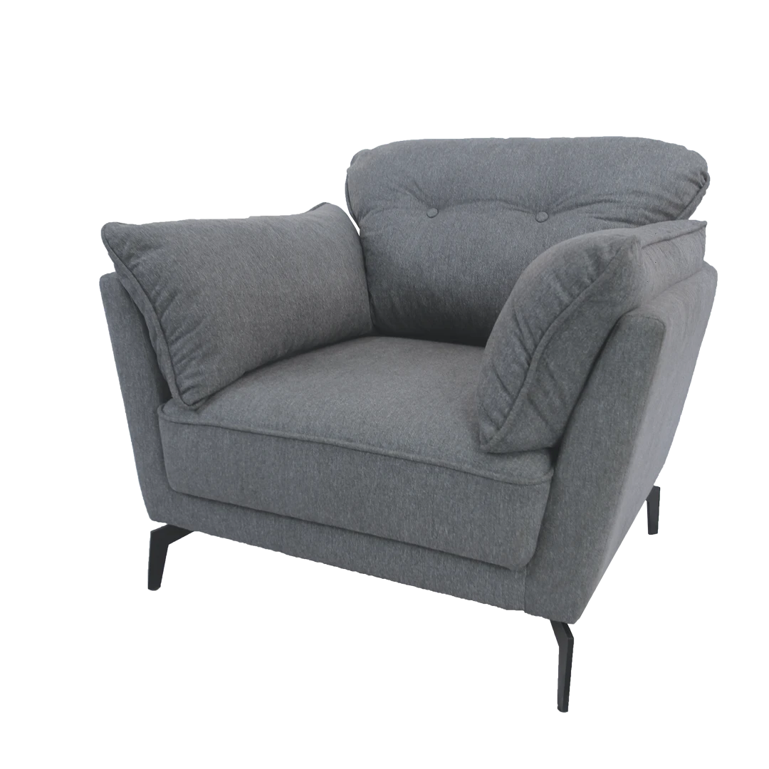 Willy 1-Seater Fabric Sofa Furnigo